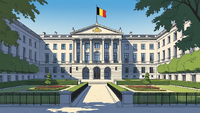 Le bâtiment du gouvernement fédéral belge.