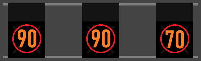 Limitation de vitesse au-dessus d’une voie