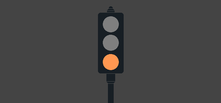 Feu vert au passage piétons sans priorité